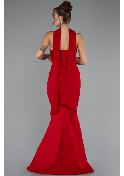 Straplez Şal Aksesuarlı Uzun Balık Abiye ABU5097 fırsatları