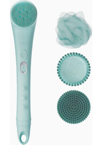 Aılorıa Gentle Luxe 4'ü 1 Arada Vücut Fırçası, Lüks Spa Cilt Bakımı