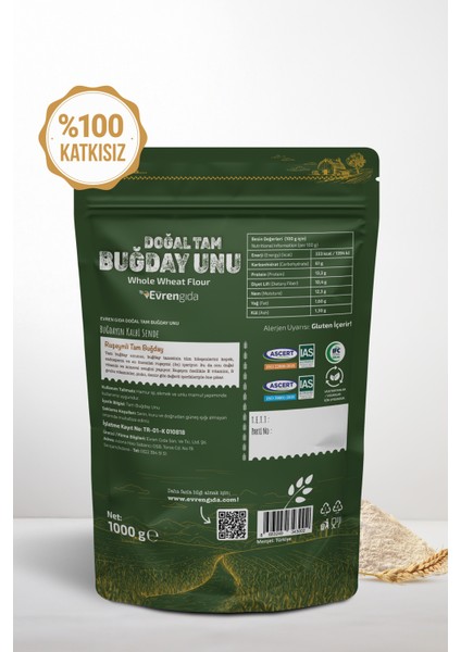 Doğal Tam Buğday Unu (3x1 kg ) fiyatları