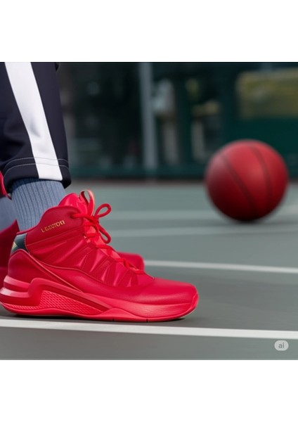 Bounce-4 Unisex Basketbol Ayakkabı Kırmızı