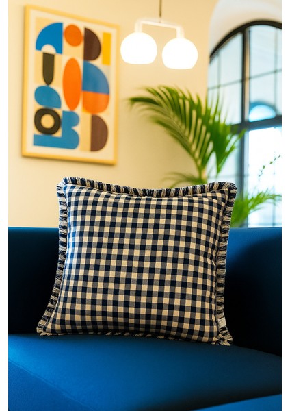 Ekose Kırlent Kılıfı (45*45) fırsatları