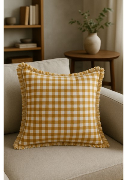 Ekose Kırlent Kılıfı (45*45)