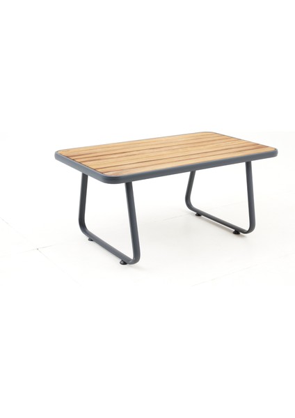 Culinan Alüminyum Bahçe Balkon Oturma Grubu 3+1+1+Yüksek Masa - Antrasit