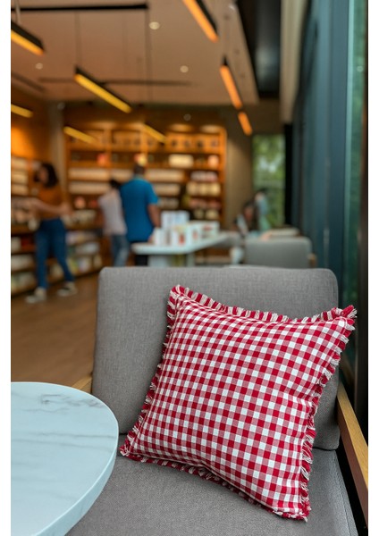 Ekose Kırlent Kılıfı (45*45)