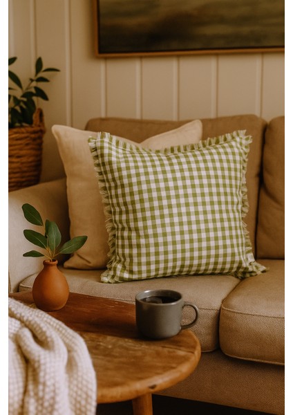 Ekose Kırlent Kılıfı (45*45) fiyatları