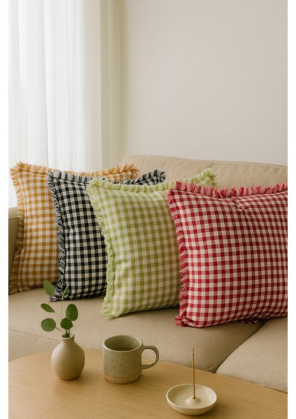 Ekose Kırlent Kılıfı (45*45) fırsatları