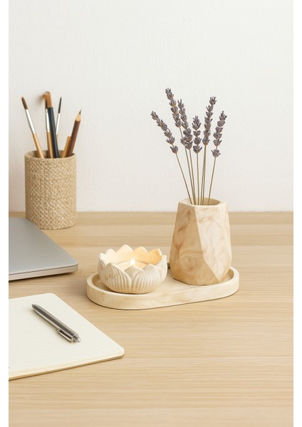 “Marble Touch” 3’lü Beton Dekor Set – Modern & Şık Tasarım fiyatları