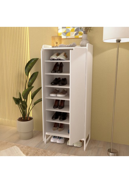 Ayakkabılık - Beyaz Ayakkabı Dolabı - Kapı Önü Ayakkabılık modelleri