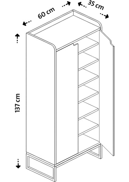 Ayakkabılık - Beyaz Ayakkabı Dolabı - Kapı Önü Ayakkabılık fırsatları