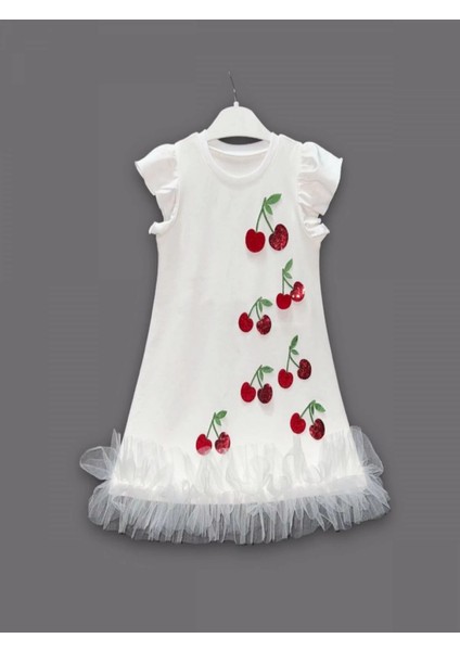 Fırfır Detaylı Çocuk Elbisesi fiyatları