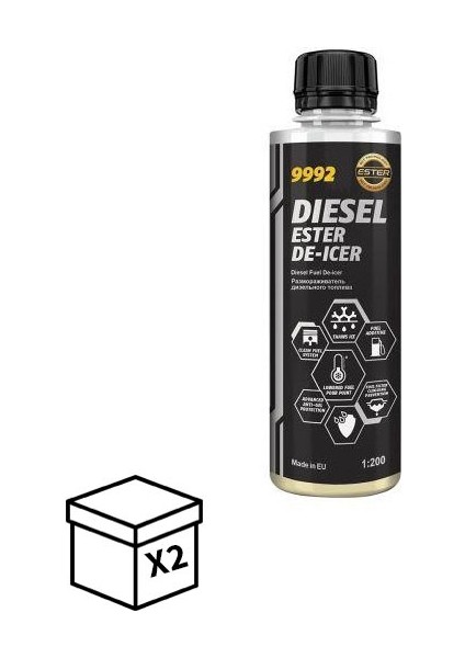 MN9992-0.250 ml Pet Dıesel Ester De-Icer 0.250 ml 2 Adet