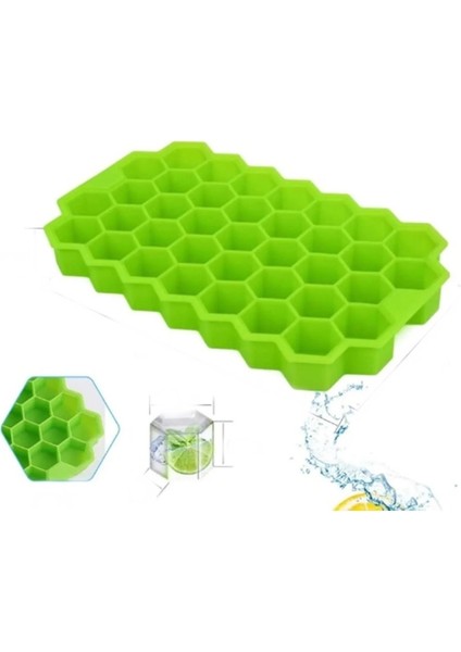 37 Bölmeli Silikon Petek Buz Kalıbı Buzluk fiyatları