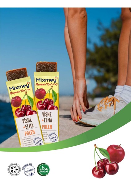 Bee Polen Vişne Meyve Barı 12 Adet | Sağlıklı Atıştırmalıklar – Glutensiz Koruyucusuz 25gr X 12 Adet indirimleri