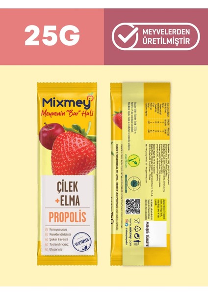 Kırmızı Meyve Bar Serisi 20 Adet | Sağlıklı Atıştırmalıklar – Vegan, Glutensiz (20GR X 20 ADET)