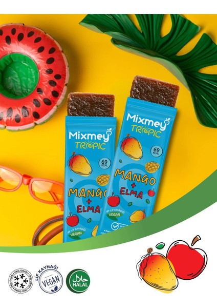 Mango Meyve Barı 12 Adet | Sağlıklı Atıştırmalıklar – Vegan, Glutensiz, Koruyucusuz (20GR X 12 ADET) indirimleri
