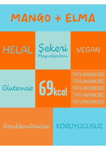 Tropik Sever Meyve Barı 24 Adet | Sağlıklı Atıştırmalıklar – Vegan, Glutensiz (20GR X 24 ADET)