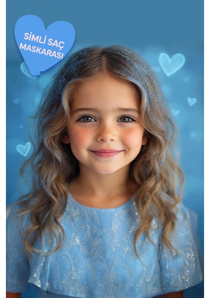 Lıttle Prıncess Sımlı Sac Maskarası Mavı ?? ml modelleri