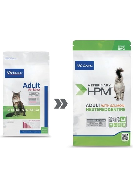 Adult Cat Salmon Neutered&entire 12 kg Yeni