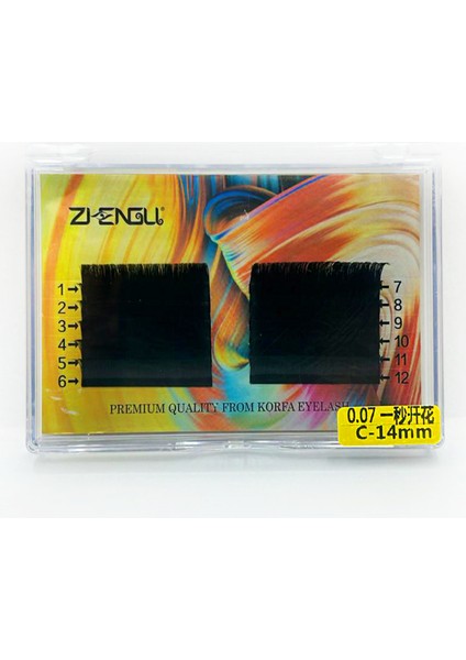 İpek Kirpik 0.07 C Kıvrım - Easyfun Çek Bırak İpek Kirpik 14MM