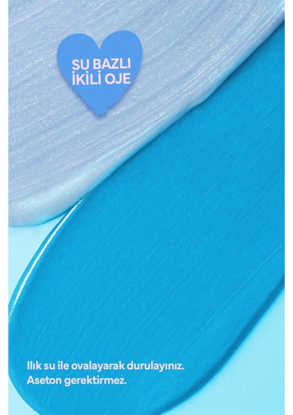Lıttle Prıncess Su Bazlı Mavı Oje & Glıtterlı Oje Mavı Set 2 lı (2*8 ml) modelleri