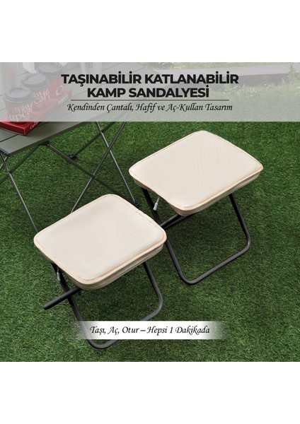 Katlanır Tabure Taşınabilir Kamp Taburesi Pratik Tabure indirimleri