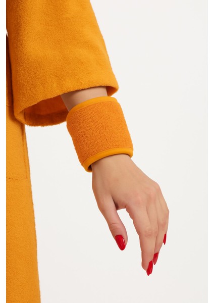 Mikrofiber 2'li Bilek Bandı Havlu Sporcu Bilekliği Kol Ter Bandı