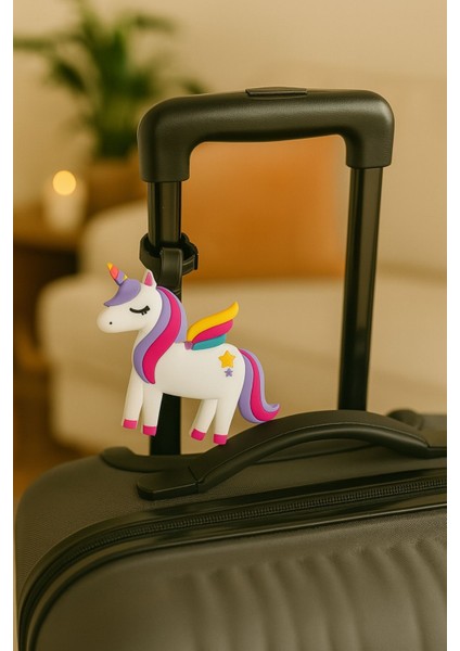 Unicorn Temalı Valiz Etiketi ve Uyku Bandı fiyatları