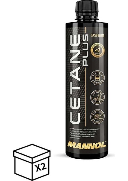 MN9955-0.450 Pet Super Dıesel Cetane Plus 450 ml 2 Adet