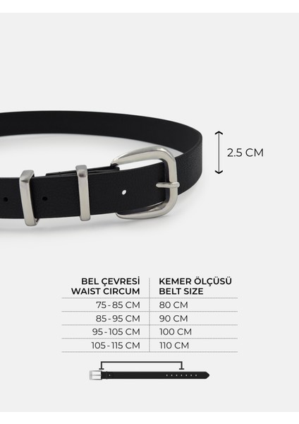 Çift Köprülü Siyah Kadın Kemer fırsatları