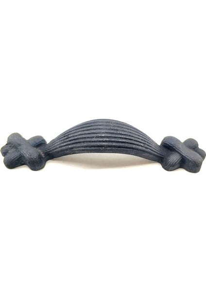 Antika Tarz Dekoratif Pirinç Örgü Mobilya Kulbu - 22X120 Mm, Oksit