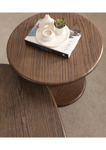 Areka Orta Sehpa Seti - Ceviz modelleri