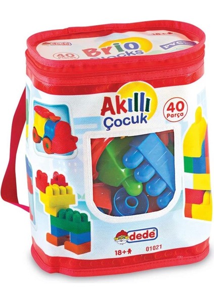 Bfs Nessiworld 01021 Dede, Akıllı Çocuk Blokları 40 Parça