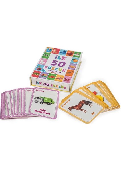 Bfs Nessiworld 1161 Flash Cards Ilk 50 Sözcük -Dıytoy fiyatları