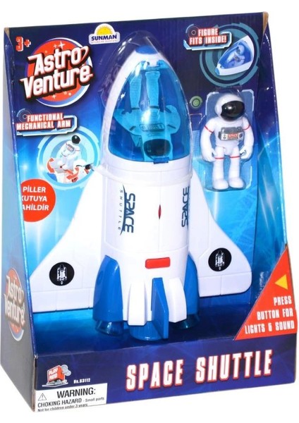 Bfs Nessiworld 63112 Sunman, Astro Venture Sesli ve Işıklı Uzay Mekiği
