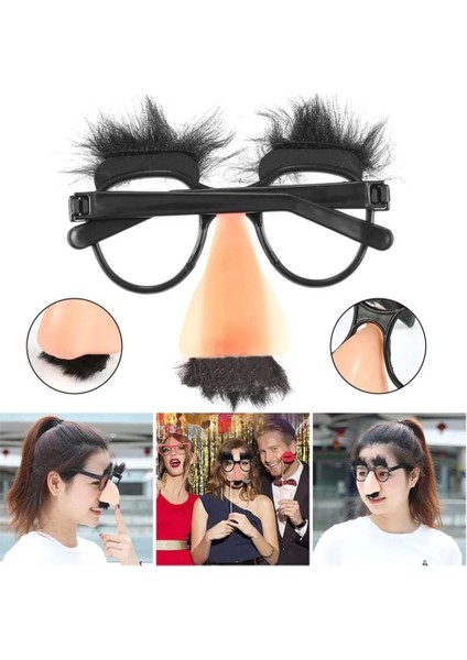 Bfs Eğlenceli Kılık Değiştirme Kaş Bıyık Mizah Gözlüğü 9X13 cm fiyatları