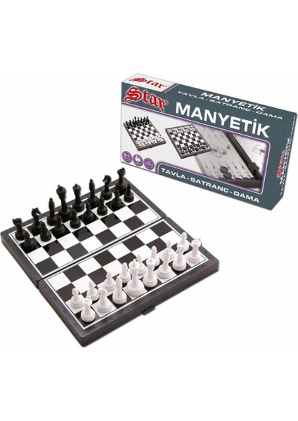 Bfs Nessiworld 1050170 Manyetik Satranç-Tavla 2si 1 Arada -Starokey fiyatları