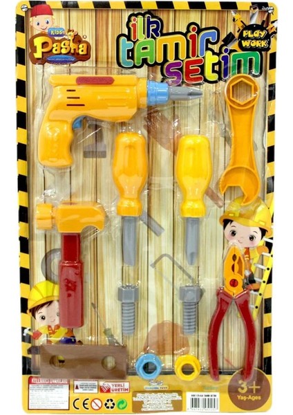 Bfs Kartela 11 Parça Renkli Tamir Seti