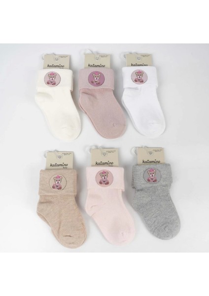 Bfs Katamino Bukre Aks Kız Bebek Soket Çorap K46292 Asorti