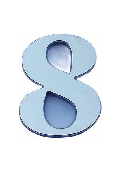 Cemax Villa Boy 8 Rakamı 8,5 cm Yapışkanlı