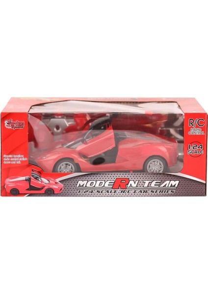 Bfs RG-1382-9-11 Kumandalı Kapıları Açılabilir Işıklı Spor Araba 1:24 Vardem Oyuncak