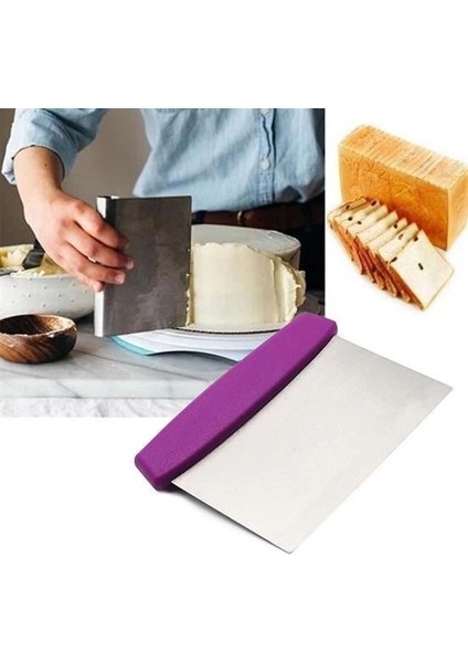 Bfs Çelik Hamur Kesici Kazıyıcı Pasta Kek Dekorasyon Spatula Aleti fiyatları