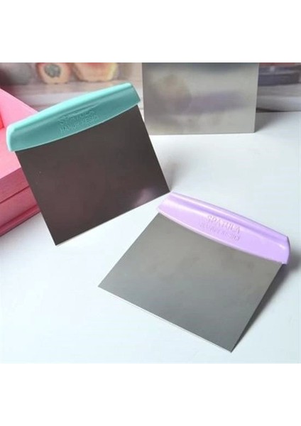 Bfs Çelik Hamur Kesici Kazıyıcı Pasta Kek Dekorasyon Spatula Aleti fırsatları