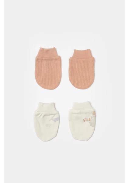 Bfs Bibaby Biorganic Teach Me 2'li Bebe Eldiven 72240 Red