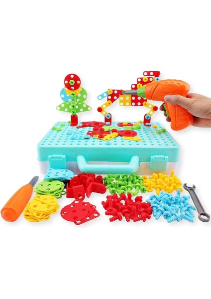 Bfs Nessiworld URT014-001 Birlik, 3D Eğitici Matkap Seti Hayvanlar Özel Fiyatlı Ürün fırsatları