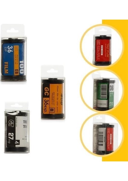 Bfs Dörtgen Fotoğraf Filmi Şeklinde Kürdanlık Kürdan Tutucu Kutu