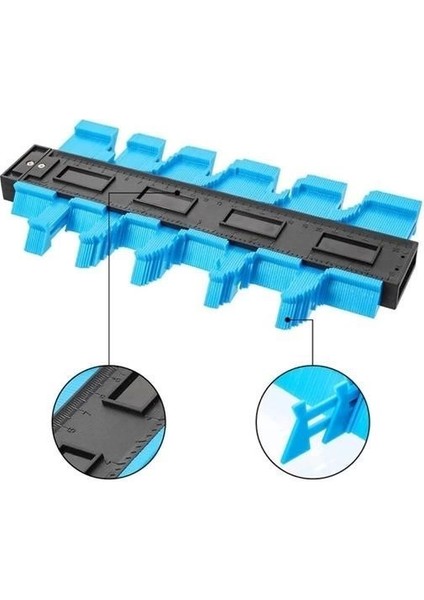 Bfs Kontur Ölçüm Cihazı Ahşap Fayans Şekillendirme Kalıbı 24 cm fırsatları
