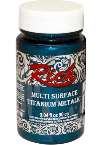 Rich Multi Surface Titanium 2570 Antik Turkuaz Metalik 90 cc