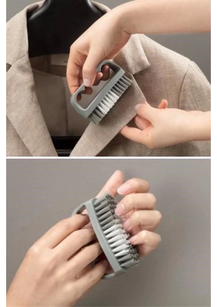 Bfs Tutamaçlı Plastik Pratik Tırnak ve Kıyafet Yaka Temizlik Fırçası- TP-113