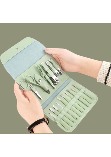 Bfs Kendiliğininden Çantalı Seyahat Tipi 16 Parça Manikür Pedikür Seti modelleri