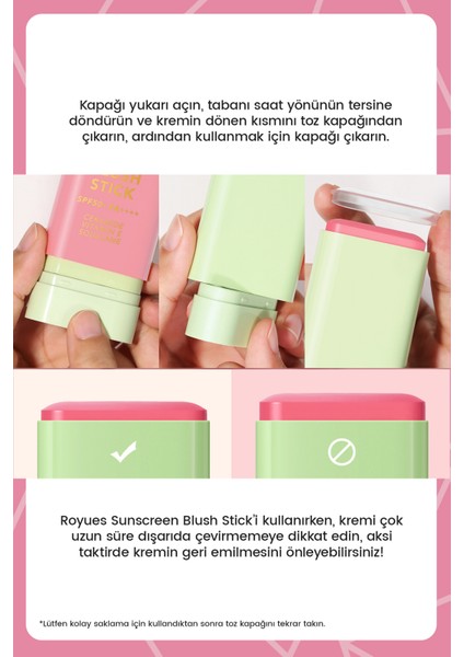 Nemlendiricili Stick Krem Allık Yumuşak ve Yüksek Pigmentasyon fırsatları